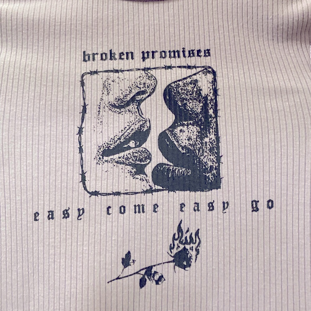 Broken Promises Cropped Turtleneck
